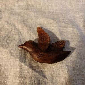 Wood Dove Brooch